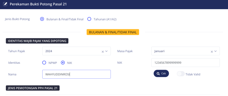 Cara Merekam E Bupot Pph Di Aplikasi Instansi Pemerintah Blog